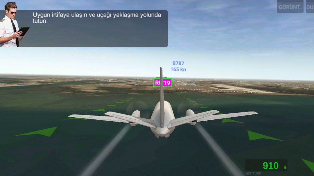 Uçak Similatörü Airline Commander MOD APK Zamanın Varken