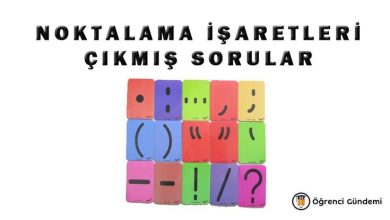 #Noktalama İşaretleri Çıkmış Sorular TYT PDF