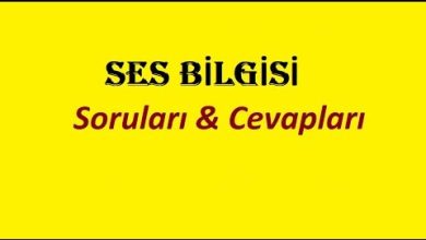 #Ses Bilgisi – Ses Olayları Çıkmış Sorular TYT PDF